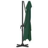 Umbrella Green 351 x 250 x 260 cm Polyester and Aluminium 42003344
