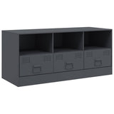 TV Cabinet Anthracite 99x39x44 cm Steel 841735