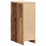 Garage Storage Cabinet Old Wood 30x51x85 cm Solid Wood Pine 860587