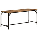 Dining Table 160x80x75 cm Solid Wood Rough Mango 373605