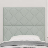 Headboard Height Adjustable Light grey 100 cm Velvet 3337906
