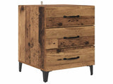 Bedside Cabinet Old Wood 40 x 40.5 x 66 cm Engineered Wood 880622