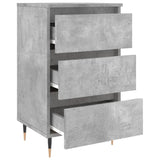 Bedside Cabinets 2 pcs Concrete Grey 40x35x69 cm Engineered Wood 826917