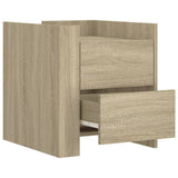 Bedside Cabinet Sonoma Oak 45x50x50 cm Engineered Wood 848285