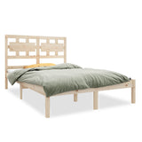 Bed Frame without Mattress 120x190 cm Small Double Solid Wood 3105635