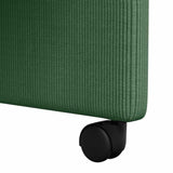 Dining Chairs with Wheels 2 pcs Grey green 57 x 66 x 94 cm 42017805
