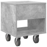 Bedside Table 2 pcs Concrete Grey 40.5 x 40 x 48 cm 891063