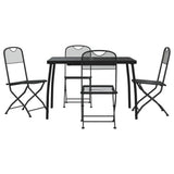 Garden Dining Set Anthracite Expanded metal mesh with e-coating 3211812
