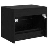 Wall-Mounted Bathroom Cabinet Black Oak 62.5 x 44.5 x 50 cm 890327