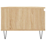 ZNTS Coffee Table Sonoma Oak 90x50x36.5 cm Engineered Wood 830567