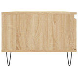 ZNTS Coffee Table Sonoma Oak 90x50x36.5 cm Engineered Wood 830567