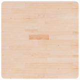 Square Table Top 70x70x4 cm Untreated Solid Wood Oak 342945