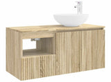 Bathroom Furniture Set 2 pcs Sonoma Oak Engineered Wood 3404026