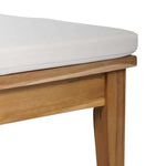 Garden Bench 2 pcs Brown Solid Teak wood 42006397