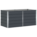 Planter Anthracite 160 x 80 x 75 cm Steel 42018193