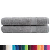 Premium Sauna Towels "SOLUND" 2 pcs Grey 80x200 cm 600 gsm 137314