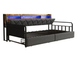 3ft Single Linen Metal Daybed Parcel 2 N652P412019G