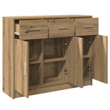 Sideboard Artisan Oak 91x28x75 cm Engineered Wood 855895