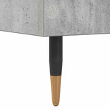 Bed Frame Concrete Grey 80 x 200 cm Engineered Wood 8009053