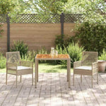 Garden Dining Set 3 pcs Beige Poly rattan 3334917