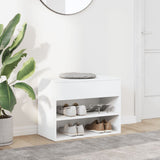 Shoe Bench White 60x30x45 cm Engineered Wood 808738