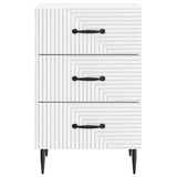 Bedside Cabinet White 43 x 41 x 66.5 cm Engineered Wood 894785