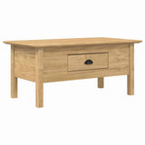 Coffee Table with Drawer BODO Honey Brown 100 x 55 x 45.8 cm 42023483