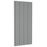 Roof Panels 36 pcs Galvanised Steel Grey 100x45 cm 317214