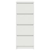 Sideboard White 37,5x35x99 cm Engineered Wood 861697