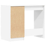 Desk White 90x45x76 cm Engineered Wood 801373