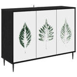 Sideboard HANAU Black Oak 102 x 33 x 76 cm Engineered Wood 8006985