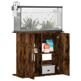 Aquarium Stand Smoked Oak 81x36x73 cm Engineered Wood 833604