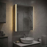 Bathroom Mirror Cabinet Concrete Grey 53.5 x 15.5 x 70 cm 889234