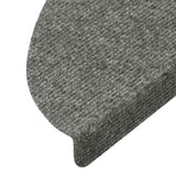 Stair Mats Self-adhesive 20 pcs Grey 56x17x3 cm 3365909