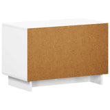 TV Stand 60 x 34.5 x 40 cm High Gloss White Engineered Wood 8011562