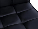 Office Chair, Makeup Vanity Chair, Mid Back Computer Chair, PU Leather Swivel Study Chair with T3398P328223