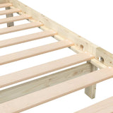 3101133 Bed Frame without Mattress Solid Wood 140x190 cm
