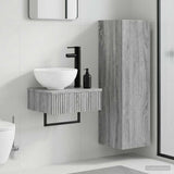 Bathroom Furniture Set 2 pcs Grey Sonoma 33 x 34.5 x 100 cm 3406099