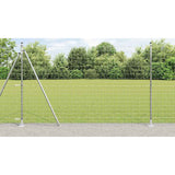 Welded Wire Fence with Concrete Base 10 x 1.6 m 3351058