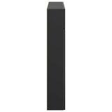 Fireplace Surround Black 102 x 18 x 100.5 cm Engineered Wood 8006607