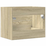 Sink Cabinet Sonoma Oak 60x38.5x48 cm Engineered Wood 856223