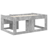 Kids'Bed Frame with Storage Concrete Grey 80 x 160 cm 3422622