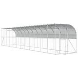 Against Wall Chicken Coop Silver 1200 x 200 x 215 cm 3434740