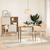 Table Top Light Brown 120x60x2 cm Solid Wood Oak Oval 4009047