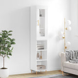 Highboard White 34.5x34x180 cm Engineered Wood 3199353