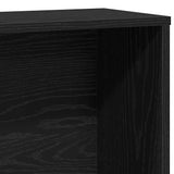Bookcase Black Oak 60x24x120 cm Engineered Wood 860419