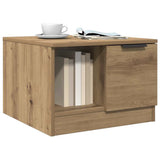 Coffee Table Artisan Oak 50x50x36 cm Engineered Wood 856849