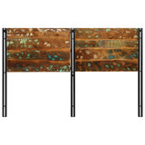 Headboard 160 cm Solid Wood Reclaimed and Iron 4017553