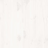 Bed Frame without Mattress White 150x200 cm King Size Solid Wood Pine 3308736