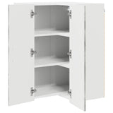 Wall Corner Cabinet LUCCA Concrete Grey 57 x 57 x 80 cm 885078